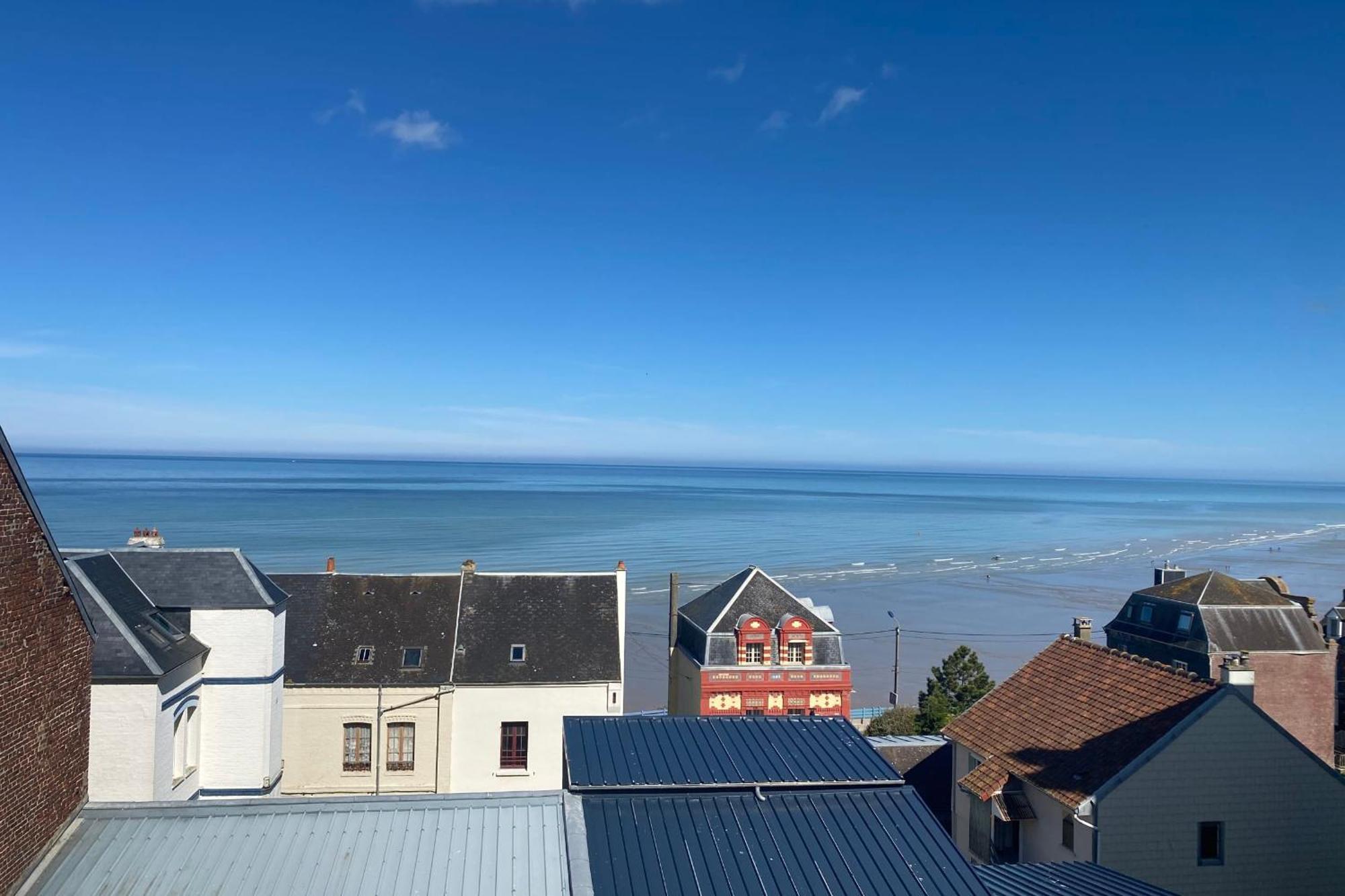 Ab19 - Reves Sales Avec Vue Mer Imprenable Apartment Ault Luaran gambar