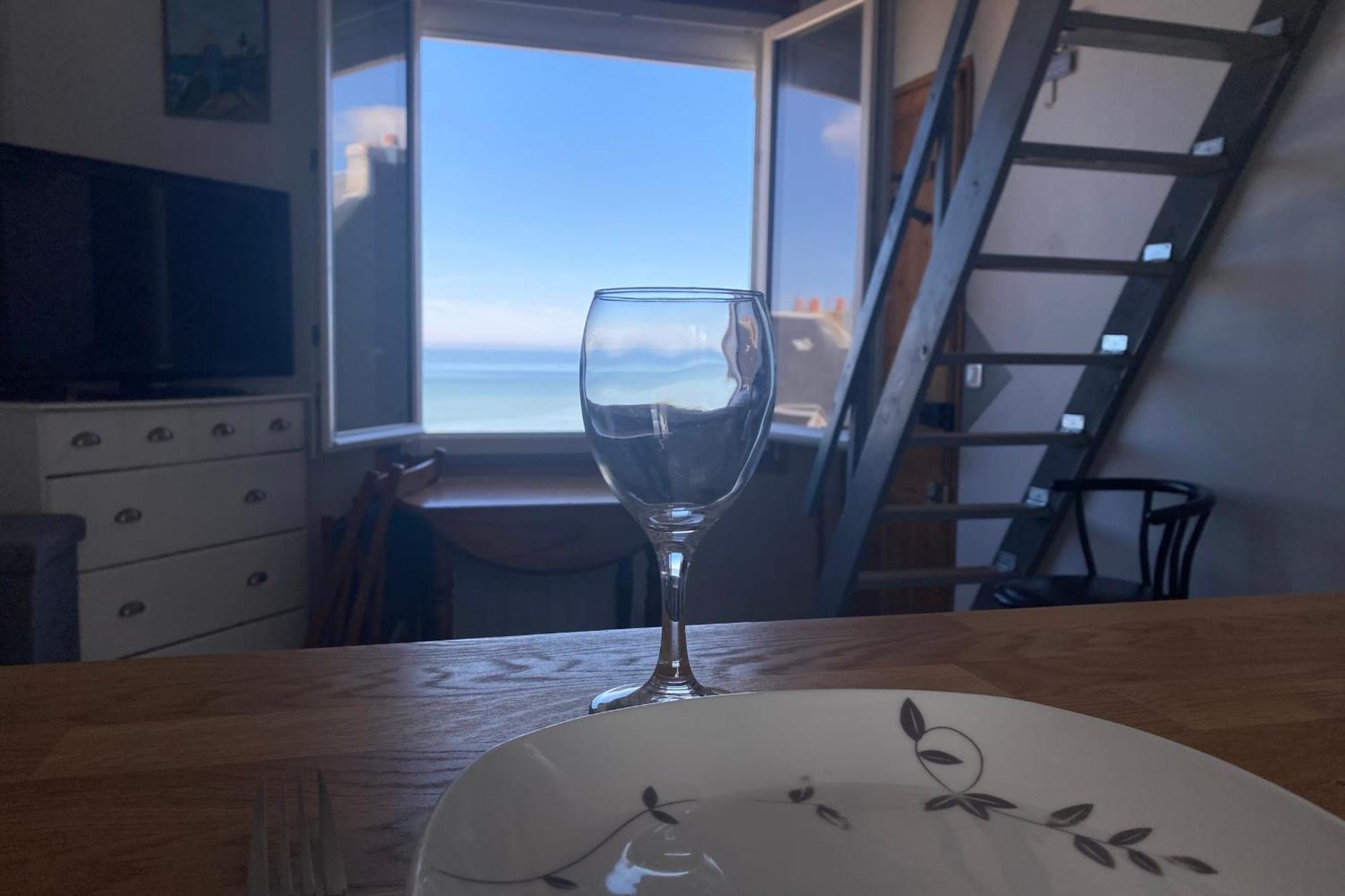 Ab19 - Reves Sales Avec Vue Mer Imprenable Apartment Ault Luaran gambar
